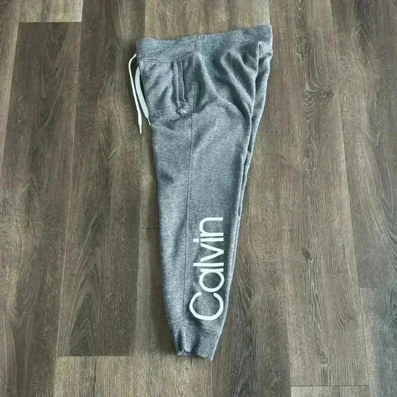 Calvin Klein Jogger pants.  Women’s size small.  Dark grey.  Good condition! - Picture 1 of 6